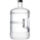 Відро для чистої води BJ Pure Water Bucket, контейнер для води з харчового полікарбонату, відро для бутильованої води, порожнє відро для мінеральної води, портативний контейнер для води з ручкою, чорна кришка, 11,3 л - зображення 1