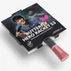 Ракетка для настільного тенісу Butterfly HERO Racket S3 Dang Qiu (6251730002) - изображение 6