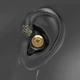 Навушники KZ EDX PRO Cyan. Внутрішньоканальні Ігрові Із Прозорим Корпусом. In-Ear Monitor навушники для Hi-Fi звуку високої роздільної здатності (No Micro) - зображення 5