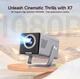 Проектор MAGCUBIC X7 8K, 4K 2/16GB, Native 1080P, Android 14, 1000 ANSI, Автофокус, WiFi6 + BT5.4 Домашній кінотеатр - зображення 4