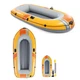 Двухместная надувная лодка Intex 66312 Challenger 2 Set 236 х 114 х 41 см весла ручной насос 3-х камерный - изображение 2