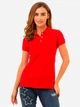 Поло жіноче U.S. Polo Assn 214894-ZH00A (RED WHITE) S Червоне (786660653939) - зображення 1