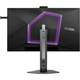 TFT 27' AOC AGON PRO AG276QSG2, QHD, Fast IPS, 360Гц, 0,3мс, 3xHDMI, DP, USB-hub, HAS, Pivot, чор.-с - изображение 6
