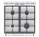 Плита газова Gorenje GG 6A10 WFFM (чавунні решітки) - зображення 5