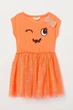 Сукня H&M яскраво-кораловий золотистий WIWKA285 134/140 - зображення 1