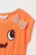 Сукня H&M яскраво-кораловий золотистий WIWKA285 134/140 - зображення 2