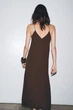 Довга коричнева сукня Zara 8659/504 XS - зображення 3