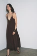 Довга коричнева сукня Zara 8659/504 XS - зображення 5