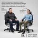Крісло ігрове Anda Seat Kaiser 3 Pro XL Fabric Dark Gray Size XL - зображення 4