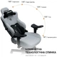 Крісло ігрове Anda Seat Kaiser 3 Pro XL Fabric Dark Gray Size XL - зображення 7