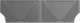 Килимки у салон Toyota Sienna 2010-, 7-8 місць, 3 ряд, сірі, задні, Weathertech W245GR - зображення 1