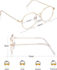 ACWOO 2 шт окуляри для захисту від синього світла Blue Light Blocking Glasses – ігрові та комп’ютерні окуляри - зображення 2