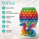 Філамент (пластик для 3D-принтера) SUNLU PLA Transparent Rainbow TR-0101 1,75 мм 1 кг - зображення 2