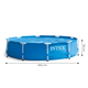 Intex 28200, каркасный бассейн 305 x 76 см Metal Frame Pool - изображение 2