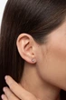 Сережки пусети FAMO SER-13615 Сріблястий * (SER-13615) - изображение 1