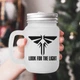 Чашка - банка для коктейлей с трубочкой матовая с принтом The Last of us Одни из нас 430 мл (БА230140) - изображение 1