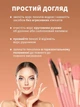 Пензлики для макіяжу обличчя тіней тонального крему професійні VMHouse пензлі міні набір 8 пензлів для хайлайтера рожевий (0121-0001) - зображення 7