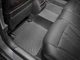 Коврики в салон Volkswagen Tiguan 2016-, с бортом, задние, черные, Weathertech 449892 - изображение 1