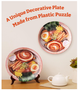 3D пазл тарелка PieceRelax Soy Sauce Chashu Ramen 124 детали – декоративный пластиковый пазл для взрослых - изображение 3