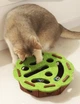 Игрушка-лабиринт для кошек, с 3 шариками, фетровая, круглая, 30cm, Green-brown - изображение 7