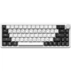 Клавіатура бездротова GamePro Asgard Valhalla механічна 67 клавіш QLAB Orange RGB ENG/UKR/RU White (MK210W Pro) - зображення 1