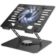 Підставка для ноутбука Hoco DH27 з вентилятором, 1200rpm, 17", Black - зображення 1