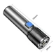 Фонарик ультрафиолетовый K31, 365nm, 3 режима, Aluminum (110*25mm) на аккумуляторе, с зарядкой по Type-C, Gray - изображение 2
