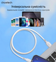 Кабель Choetech USB-A Lightning 1 м 2.4A для передачи данных White (XAL-0003-WH-V2) - изображение 8