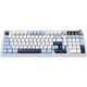 Клавіатура бездротова Ajazz AF98 Plus Glacier Blue мембранна 98 клавіш RGB White/Blue (AF98-PLUS-GB) - зображення 2