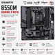 Материнская плата GIGABYTE B550M GAMING X WIFI6 Micro-ATX sAM4 AMD B550 4xDDR4 2xM.2 4xSATA 2xDP HDMI GbE Black - изображение 2