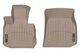 Коврики в салон BMW X3/X4 2018-, с бортом, передние, бежевые, Weathertech 4512731 - изображение 1