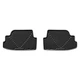 Коврики в салон BMW 1-Series 2004-2011, задние, черные, Weathertech W155 - изображение 1