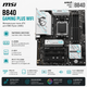 Материнська плата MSI B840 GAMING PLUS WIFI ATX sAM5 AMD B840 4xDDR5 2xM.2 4xSATA HDMI 2.5GbE Black - зображення 6