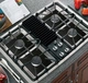 Накладка для газовой плиты подрезная для защиты варочной поверхности от антипригарной грязи набор 4шт 27×27 см черная 29717 - изображение 8