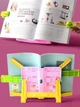 Підставка для книг підручників розсувна VMHouse тримач - стійка для зошитів планшета електронної книги для школярів пластикова рожевий з жовтим (0087-0002) - зображення 6