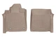 Килимки у салон Toyota Sequoia/Tundra 2012-, з бортом, передні, бежеві, Weathertech 454081IM - зображення 1