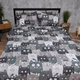 Комплект постельного белья Moon&Star Евро 200x220 см наволочки 4 х 50х70 см Sleepy Cats Бязь Gold Люкс (MS-820011773) - изображение 2