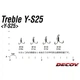 Тройник Decoy Y-S25 Treble 12 (8 шт/уп) - изображение 2