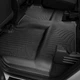 Килимки у салон Toyota Tundra 2014-2019, Double Cab без ящика, з бортом, задні, чорні, Weathertech 440939 - зображення 2