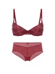 Комплект белья Victoria's Secret бюст и трусики чики 1161124711 (Красный 36D/M) - изображение 1