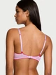 Кружевной комплект белья Victoria's Secret бюст и трусики тонг 1159862583 (Сиреневый 32C/S) - изображение 3