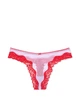 Кружевной комплект белья Victoria's Secret бюст и трусики тонг 1159862583 (Сиреневый 32C/S) - изображение 7