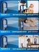 Портативный мини кондиционер вентилятор увлажнитель воздуха USB с LCD дисплеем, таймером, LED и 6 скоростями, синий - изображение 6