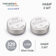 Батарейка Renata 329 (SR731SW) 2 ШТУКИ, срібно-оксидна, 1.55V, для годинників, Швейцарія - зображення 1