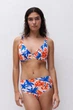 Верх купальника с мягкой чашкой Chantelle 48D Бежевый с цветами (C69-laurel flower) (123105) - изображение 3