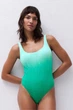 Купальник суцільний з м'якою чашкою Chantelle 46/48(L/XL) Лагунний (C78-lagoon tie&dye) (113783) - зображення 1