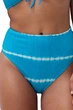 Плавки слип Chantelle 2/4(S/L) Голубой (C75-blue shibori) (109260) - изображение 1