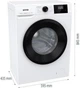 Пральна машина автоматична Gorenje W3NGPI62SBS/UA - зображення 8