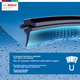 Щетки стеклоочистителя BOSCH 26/17 дюймов для Honda CR-V, Odyssey, Subaru Forester, Impreza - изображение 6
