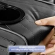 Подушка подлокотник с подстаканником чёрная / Автомобильная накладка с салфетницей и боковыми карманами Чёрный (ППА-12) - изображение 4
